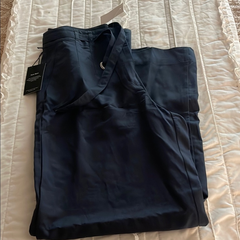 LOFT Blue Trousers Classic Fit